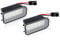 QASULER 2X License Plate Light Number Plate Light, for Jaguar, XJ XF, for Ford, Transit, for Fiesta, for Focus, SMAX CMAX, for Mondeo, Kuga Galaxy Ranger Edge LED Number Plate Light