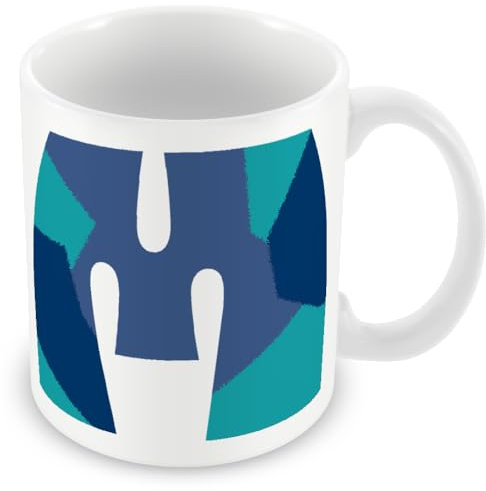 MUGGZ Alphabet Initial Letter M Mug with Monogram Each Letter Individual Design