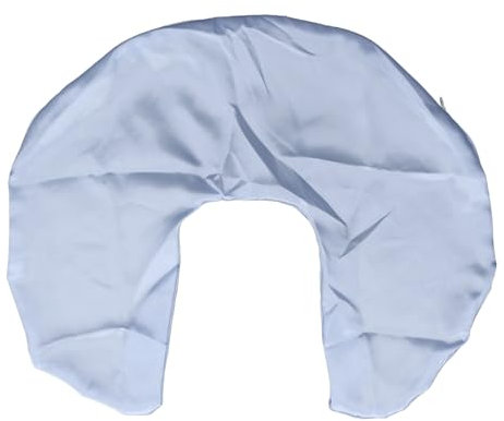 Stillkissenbezug aus Satin, Weich, Waschbar, Atmungsaktiv, Hautfreundlich, Stillkissenbezug Zum Füttern (Blau)