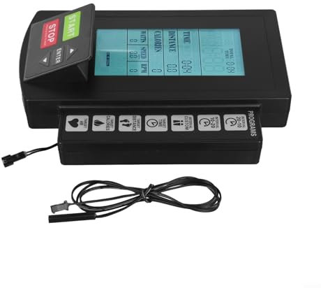 Gdfnmogo LCD Monitor Speedometer, For Exercise Bike Computer Indoor Monitor Replacement Parts, Cycle Analytical Instrument Counter, Records Time