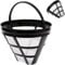 2 Coffee Filters Size 4, Reusable Filter for 8-12 Cups of Coffee, Stainless Steel Coffee Filter Basket, Dishwasher Safe, Washable Coffee Filters, Reusable Permanent Coffee Filters