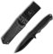 Plys Coltello Sopravvivenza Nero Coltelli da Caccia: Coltello Campeggio Lama Fissa con Fodero