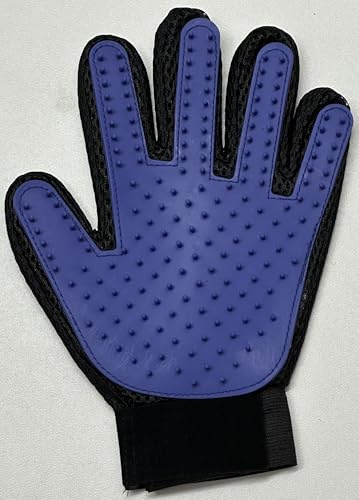 proWIN best friends Fellpflegehandschuh plum für Linkshänder