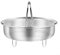 Insert en acier inoxydable pour cuisson vapeur de légumes, œufs et poissons (XL)