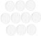 Gadpiparty 20Pcs Reusable Glue Dispenser Trays Small Plastic Gluing Plates for Crafting DIY Paper Quilling Tool Lightweight Easy to Clean Stackable Design for Convenient Storage