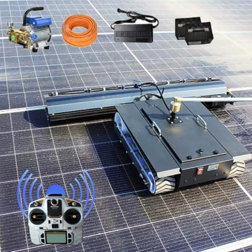 CSEDF-CRYP Handelsqualität Pv Anlage Reinigung, photovoltaik Reiniger mit CE, Drahtlose Fernbedienung Nass Und Trockenanwendung, Mehr als 10 Jahre Leben,Photovoltaik Reinigungsset Solar Reiniger
