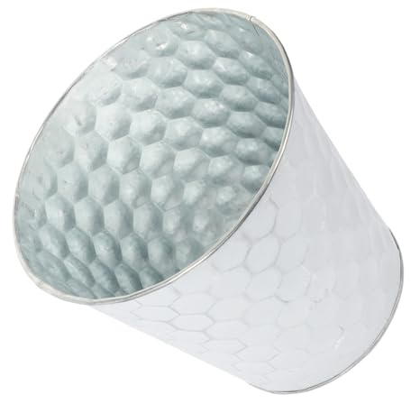 Alipis Maceta Metálica Vintage de Hierro para Flores y Suculentas Macetero Decorativo para Interior y Balcón Jardinera Metálica Resistente para Plantas Secas y Artificiales