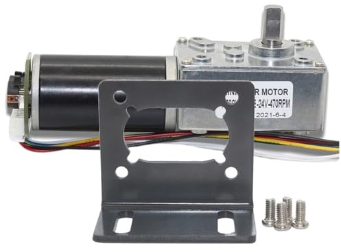 Encoder motore elettrico a corrente continua 12v24v micro ad angolo retto a basso numero di giri riduttore a vite senza fine riduttore riduttore A5840-31ZY(Motor,260R,24V)