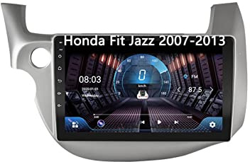 2 DIN Pantalla Radio para Honda Fit Jazz 2007-2013 9 Inches Android 15 Coche Pantalla Steering Wheel Controls para, 4 Core 2G+32G