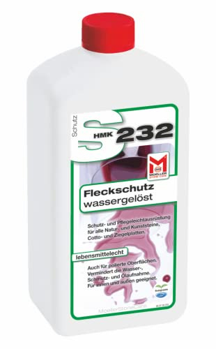 Moeller Stone Care - HMK S232 Fleckschutz - wassergelöst - 5 Liter - Gebrauchsfertige, wassergelöste Spezial-Imprägnierung für Natur- und Kunststeine, Betonwerkstein, Terrazzo, Cotto uvm.