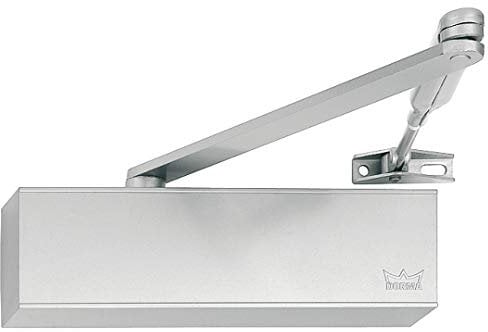 GedoTec CHIUDIPORTA TOP Chiudiporta Dorma TS 71 EN 3-4 con normalgestänge BIANCO RAL 9016 ANGOLO APERTURA 180° APPROVATO qualità del marchio -, TS 71 - Normalgestänge