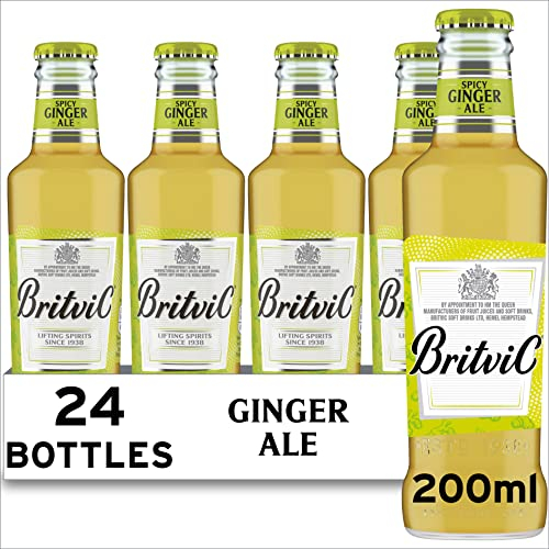 Britvic Ginger Ale - Expertly Blended Drink - Pack of 24 x 200ml