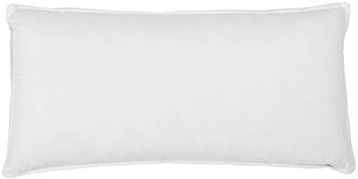 sleepling Daunenkissen Federkissen 40x80 cm, 100% Daunen & Federn, Kopfkissen Sofakissen, 60 Grad waschbar, Kissen aus 100% Baumwolle, weiß