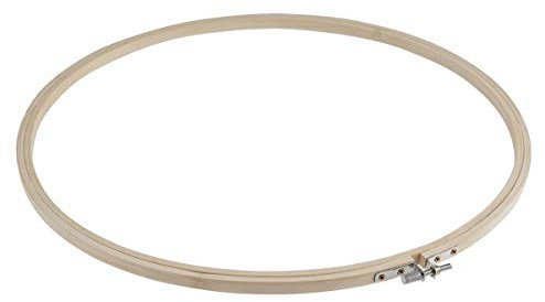 Bambus-Stickrahmen – Kreuzstich Nähen Blume Ring – Größenwahl 10,2 cm – 35,6 cm, 14 (35cm)