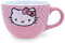 Silver Buffalo Sanrio's Hello Kitty Suppentasse mit Gesicht und Punkten, Keramik, 680 ml