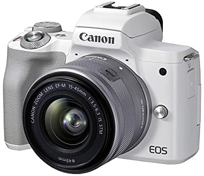 Canon EOS M50 Mark II + EF-M 15-45mm es STM Kit Blanco, Zoom Óptico