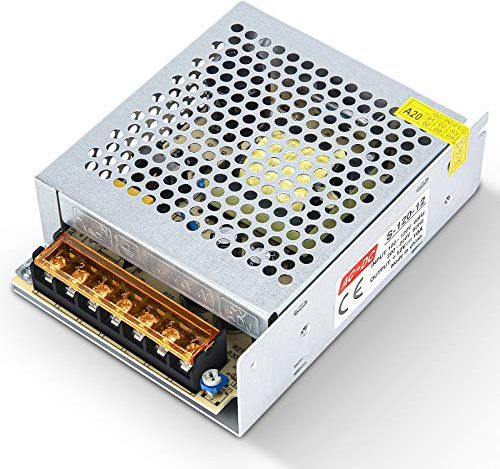 Kingwen Schaltnetzteil 12V 10A Netzteil Adapter Transformator 120W LED Trafo,Netzteil Trafo Schaltnetzteil für LED Streifen,AC 100V / 240V to DC 12V 10A 120W.