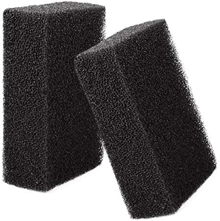 BILLIOTEAM Aquarium-Filterschaumschwämme, zuschneidbar, für Aquarien, Teiche und Ölwannenteiler, 19,1 x 11,9 x 7 cm, 2 Stück