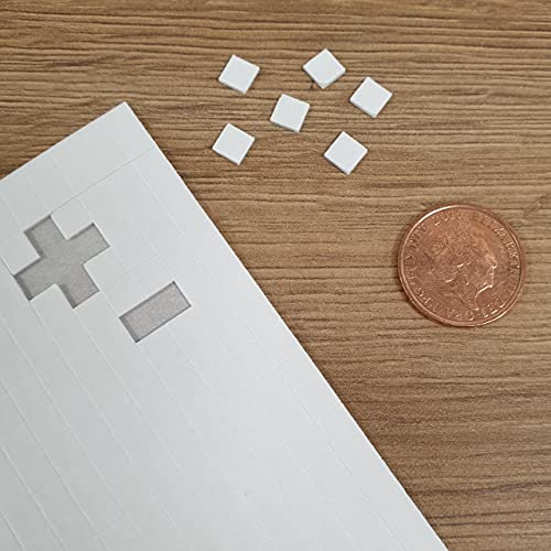880 Pieces 5mm Double Sided Foam Sticky Pads, Self Adhesive 3D Foam Craft Tabs, Double Sided Mounting Adhesive