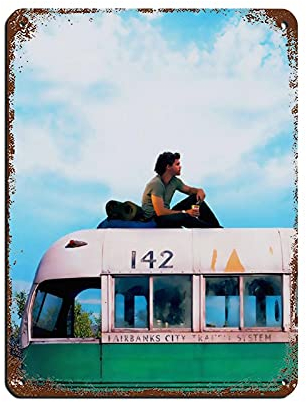 Filmposter Into The Wild, Vintage-Stil, Metall, Pub, Club, Café, Bar, Zuhause, Wanddekoration, Poster, Retro, 30 x 40 cm