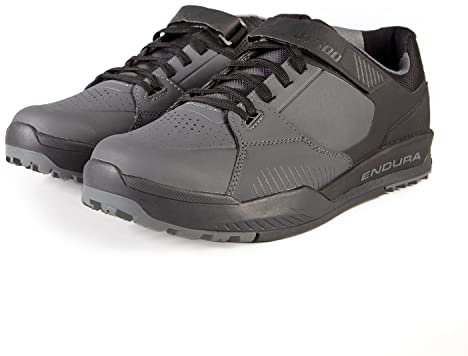 Endura MT500 Burner - Tenis de ciclismo de montaña unisex para adultos, impermeables, color negro, talla 9.5, Negro -, 42.5 EU