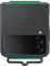Samsung Custodia con cinturino in silicone per Galaxy Z Flip 4, custodia protettiva per telefono con impugnatura, finitura opaca, superficie morbida, design portatile, versione USA, nero