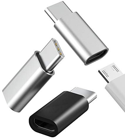 Micro USB dado su USB C maschio adattatore (3 confezioni) Android to Type C jack set caricatore cavo di alimentazione cavo di ricarica accessori per Samsung S21 S22 Ultra Google Pixel Huawei Xiaomi