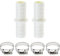 Create idea 2pcs Connecteurs de Tuyau de Vidange pour Machine à Laver Adaptateur d'extension de Tuyau en Plastique avec 4pcs Colliers de Serrage pour Tuyau d'eau Lave-vaisselle de Machine à Laver
