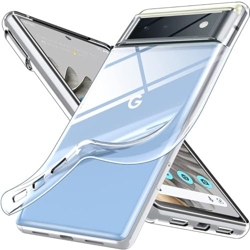 Google Pixel 7 Pro Case, Slim Thin Shockproof Flexible TPU Gel Rubber Soft Skin Silicone Protective Case Cover For Pixel 7 Pro (Clear)