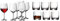 WMF Weinglas Rotweingläser Burgunder 6er Set easy Plus 23,5cm 700ml Kelch hochwertig edel Kristallglas & Whiskeyglas Tumbler Whiskybecher-Set 6-teilig easy Kristallglas 300ml