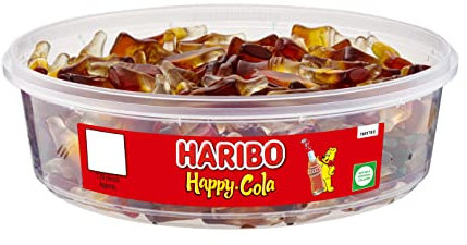 HARIBO Happy Cola x 120 Pieces (492g) Sweets Tub