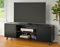 Panana TV Stand for TV up to 70 Inches, 2 Doors TV Stand Cabinet with Open Shelves, TV Unit TV Table TV Cabinets for Living Room Bedroom Entertainment Room, 160x38x55cm (Black) (FRTS06)