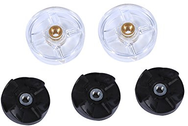 Piezas de Repuesto Magic Engranaje Magic Plástico, Goma y Metal Piezas de Repuesto Negras y Transparentes 2 Engranaje Base 3 Engranajes de Hoja Pieza de Repuesto