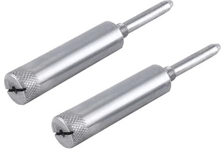 DELLEN 2-teilige Zahnriemen-Installationsstifte aus silbernem Metall 02992037 for Deutz-Motoren F2L1011 F3L1011 F4L1011 F2M1011F