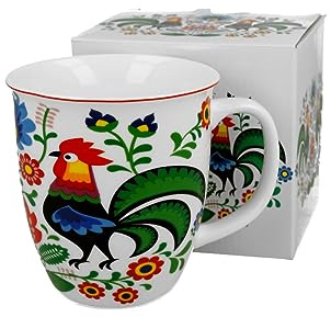 DUO ETNO 32086 Becher 650 ml REGIONAL PATTERNS New Bone China Porzellan