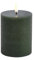 Uyuni UL-PI-DG-C78010 LED Pillar Candle – Olive Green, Rustic – 7,8 x 10 cm