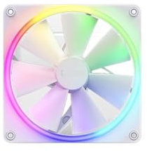 F120 140 RGB DUO 120 140mm double-sided aperture chassis water cooling fan (Color : F120 RGB DUO white 12CM single)