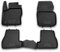 OMAC Gummimatten Fußmatten kompatibel mit Ford Focus mk3 2011-2018 TPE Schwarz 4X