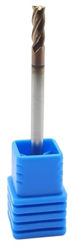 Hartmetallfräser - VHM Fräser Metall mit 3mm Schaft - Hartmetall Frässtifte - Metallfräser Zum Fräsen von Materialien mit einer Härte von bis zu 55 HRC