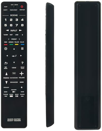 RAV572 ZZ47580,RAV577 VDQ4050 Ersetzte Fernbedienung Passend für Yamaha RX-A4A RXA4A RX-A1080 RX-A2080 RX-A2A RX-A6A RX-A8A Audio Receiver