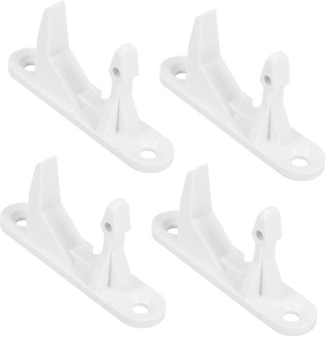 CAXUSD Riscontri Per Porta Lavatrice in Plastica, Set Da 4 Pezzi, Compatibili Vari Modelli, Superficie Liscia Per Facile Manutenzione e Installazione Semplice Per Uso Domestico