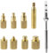 Lötkolben und Einschmelzgewinde Set, Verschiedene Größen Eindringkörper (M2-M8), Schmelzhilfe für TS001 Lötspitzen, Austauschbar mit Standard 936 Universalspitzen.