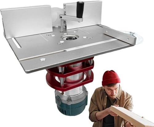 Dranng Hubsystem für Routertabelle, Router Lift Systems,Heavy Duty Wood Router Lift System Kit - Rostfeste Gravurwerkzeuge klare Maßstab praktische Holzbearbeitungswerkzeuge für Motoren kleine
