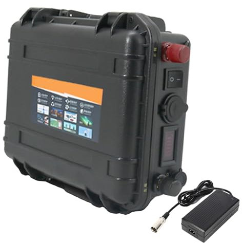 FREEDOH 12 V 60 Ah 80 Ah Lithiumbatterie 12 Volt Ultraleichte Hochleistungs-Außenstrahlruderbatterie für Bootsmotoren, Notstart, Outdoor-Sport usw.,12v80ah