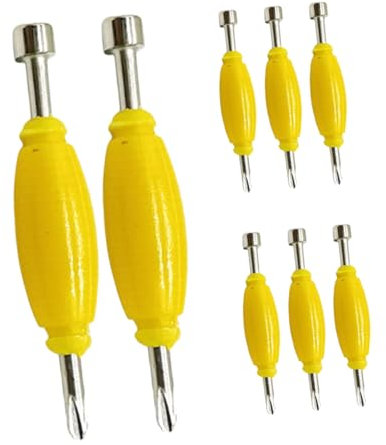 BESPORTBLE 8pcs Fingerboard Accessory Mini Screwdriver Double Tips for Finger Skateboard Repair