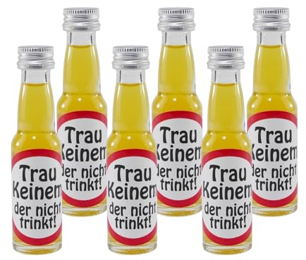 Spaßflasche Maracuja-Likör Trau Keinem (12 x 0,02L)