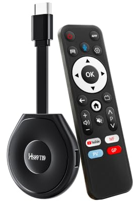 Android 14 TV Stick, 4 Go RAM 32 Go ROM, RK3539 Quad-Core , WiFi 6 USB 3.0 | Chipset Cortex-A53 64 bits, 4K HDR, BT 5.4, Cle TV, 2.4G/5G Dual-Band WIFI, Ethernet 10/100M, Android TV Stick