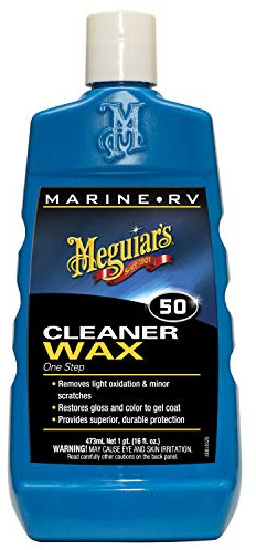 Meguiar's Mens Marine Cleaner Wax, Factory, 16 oz.