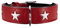 HUNTER MAGIC STAR Hundehalsband, mit Sternen, Leder, weich, 50 (S-M), schwarz