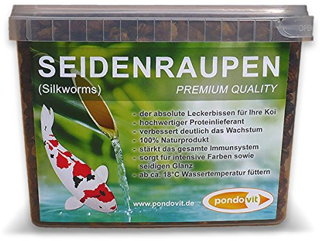 pondovit Seidenraupenpuppen - Premiumsnack - Koi Leckerbissen, 2.4 l